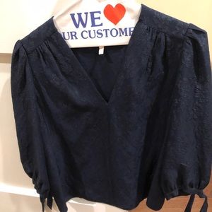 Rebecca Taylor blue top